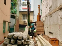 Ép cọc bê tông nhà phố hẻm nhỏ tại phường Tân Hưng, Quận 7 TPHCM
