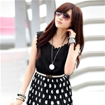 Đầm bi Hàn Quốc gợn sóng