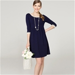 Đầm xòe tay lỡ viền ren TT919